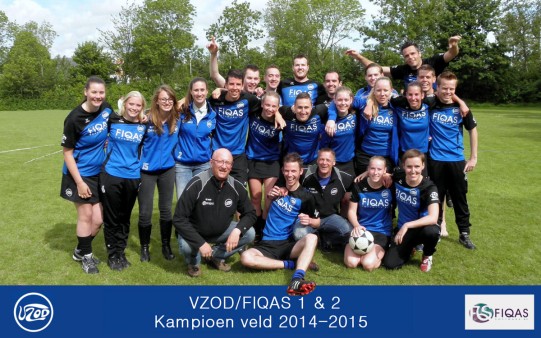 VZOD/FIQAS 2 behaalt kampioenschap in laatste wedstrijd