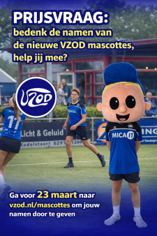 Bedenk jij de namen van onze nieuwe VZOD mascottes?