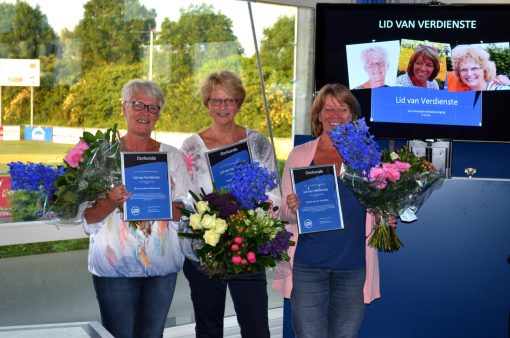 Aad Verburg, Diana van der Schilden en Sandra van der Vaart benoemd tot Lid van Verdienste