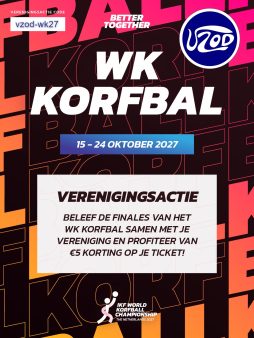 WK Korfbal 2027 – Beleef het samen!