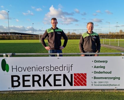 Nieuwe sponsor: Hoveniersbedrijf Berken