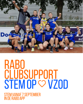 Stem op VZOD bij de Rabo Clubsupport!