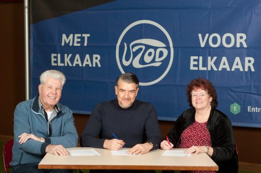 KORFBALVERENIGING VZOD EN FIQAS VERLENGEN SPONSOROVEREENKOMST