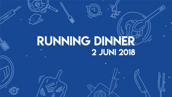 Reminder: Running dinner op 2 juni